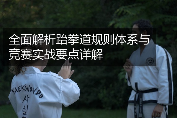 全面解析跆拳道规则体系与竞赛实战要点详解